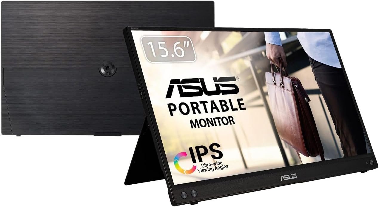 ASUS ZenScreen 15.6" Portable Monitor – Work Anywhere with a Second Screen